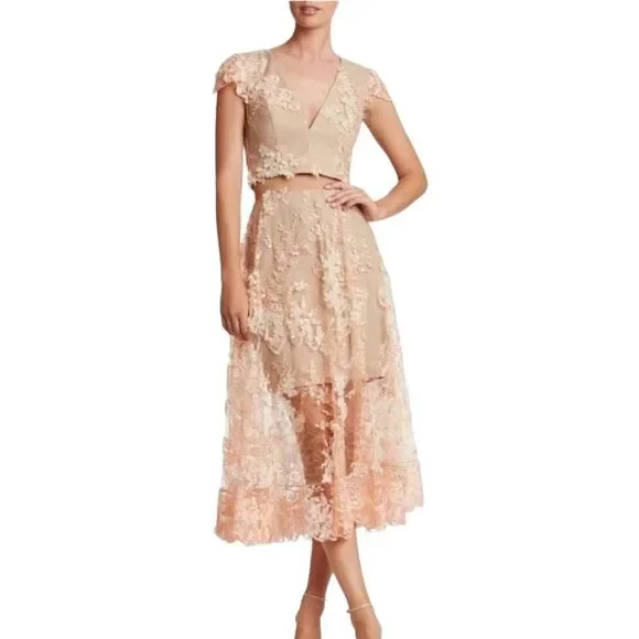 Dress the population Julianna two - piece dress L - Picture 2 of 12